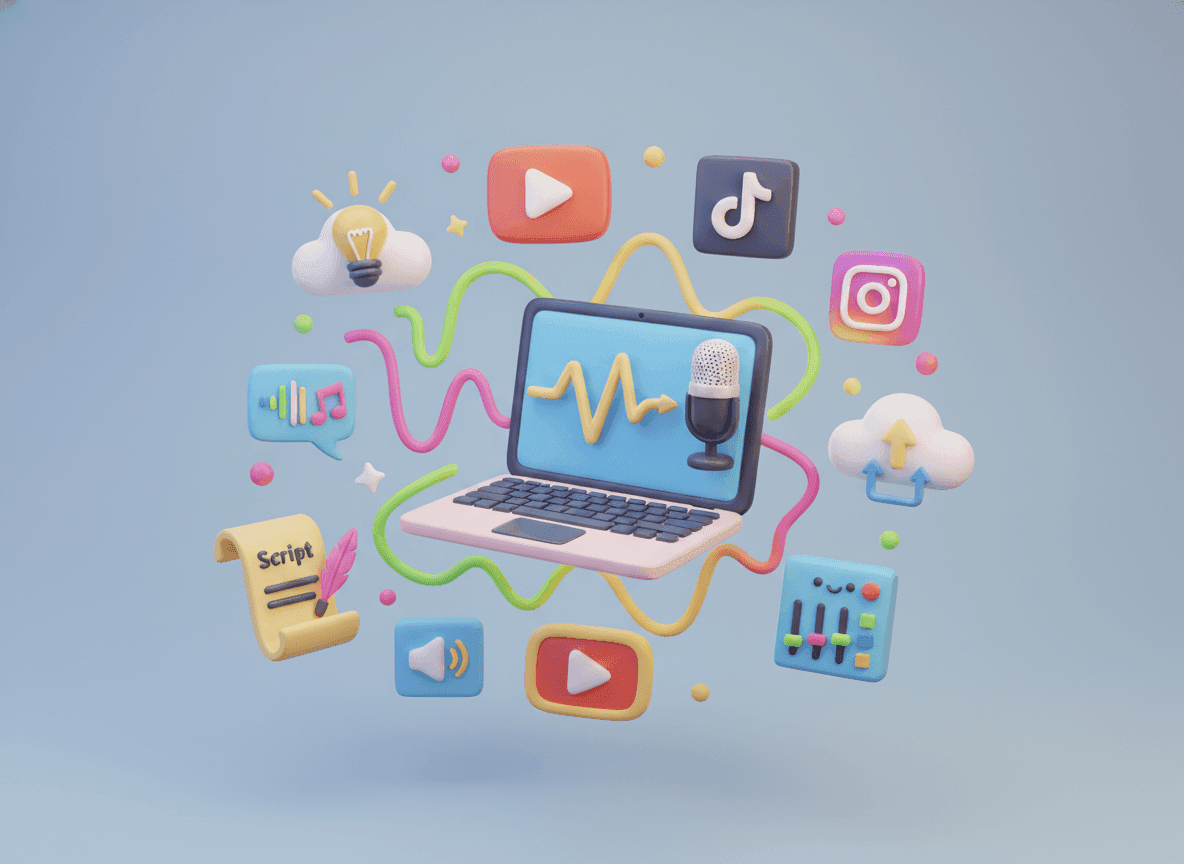 YouTube 与社交媒体配音